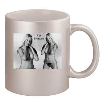 Abi Titmuss 11oz Metallic Silver Mug