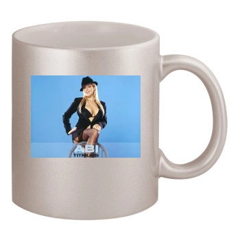 Abi Titmuss 11oz Metallic Silver Mug