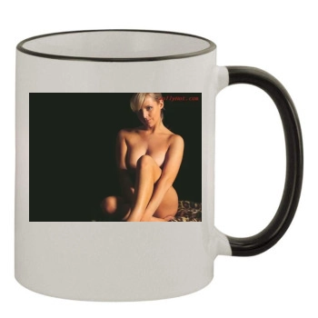 Abi Titmuss 11oz Colored Rim & Handle Mug