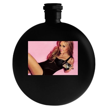 Amanda Bynes Round Flask