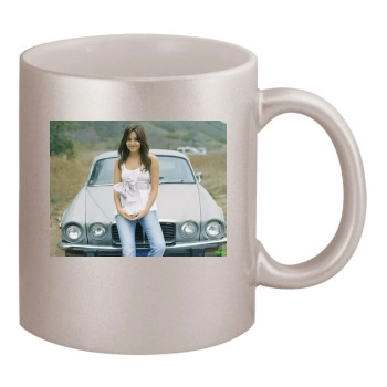 Amanda Bynes 11oz Metallic Silver Mug