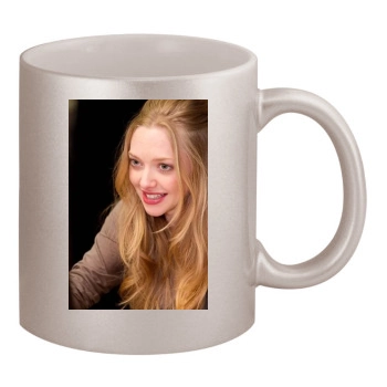 Amanda Seyfried 11oz Metallic Silver Mug