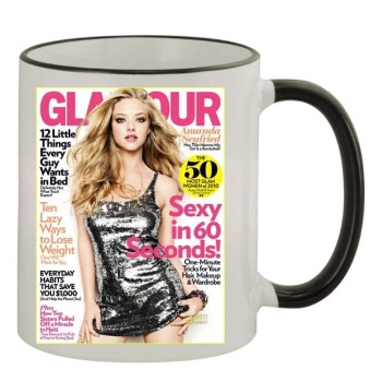 Amanda Seyfried 11oz Colored Rim & Handle Mug