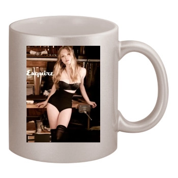 Amanda Seyfried 11oz Metallic Silver Mug