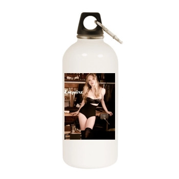 Amanda Seyfried White Water Bottle With Carabiner