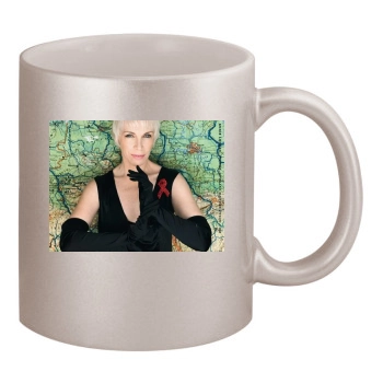 Annie Lennox 11oz Metallic Silver Mug