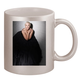 Annie Lennox 11oz Metallic Silver Mug