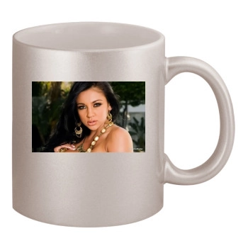 Audrey Bitoni 11oz Metallic Silver Mug