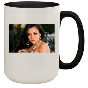 Audrey Bitoni 15oz Colored Inner & Handle Mug