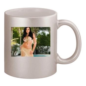 Audrey Bitoni 11oz Metallic Silver Mug