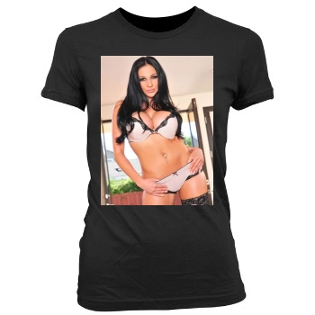 Audrey Bitoni Women's Junior Cut Crewneck T-Shirt