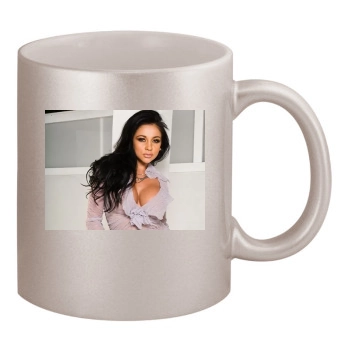 Audrey Bitoni 11oz Metallic Silver Mug