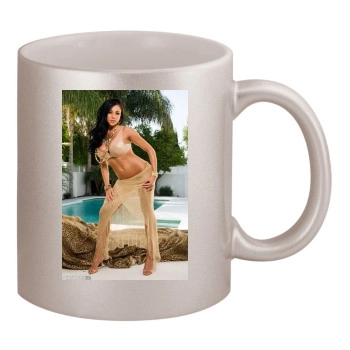 Audrey Bitoni 11oz Metallic Silver Mug