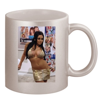 Audrey Bitoni 11oz Metallic Silver Mug