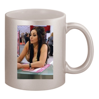 Audrey Bitoni 11oz Metallic Silver Mug