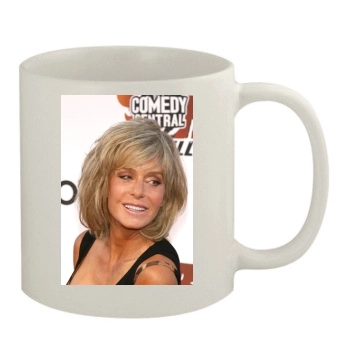 Farrah Fawcett 11oz White Mug