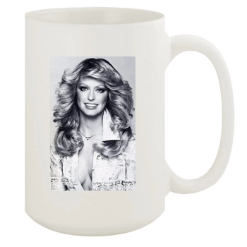 Farrah Fawcett 15oz White Mug