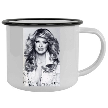 Farrah Fawcett Camping Mug