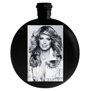 Farrah Fawcett Round Flask