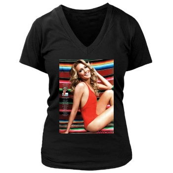 Farrah Fawcett Women's Deep V-Neck TShirt