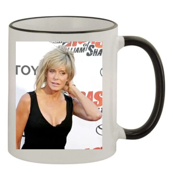 Farrah Fawcett 11oz Colored Rim & Handle Mug