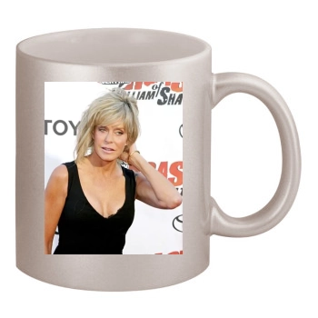 Farrah Fawcett 11oz Metallic Silver Mug