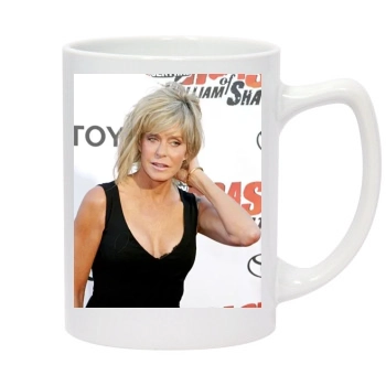 Farrah Fawcett 14oz White Statesman Mug