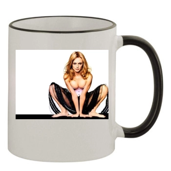 Heather Graham 11oz Colored Rim & Handle Mug