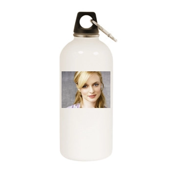 Heather Graham White Water Bottle With Carabiner