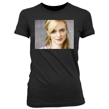 Heather Graham Women's Junior Cut Crewneck T-Shirt