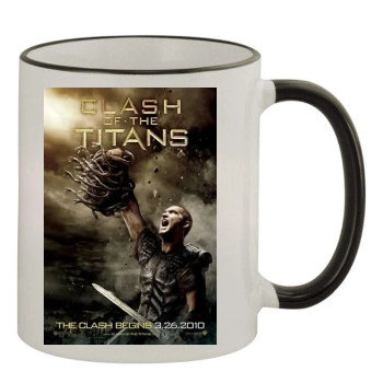 Sam Worthington 11oz Colored Rim & Handle Mug