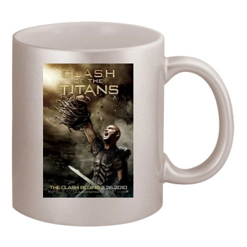 Sam Worthington 11oz Metallic Silver Mug