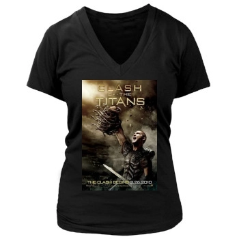 Sam Worthington Women's Deep V-Neck TShirt