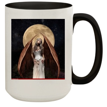 Sarah Brightman 15oz Colored Inner & Handle Mug