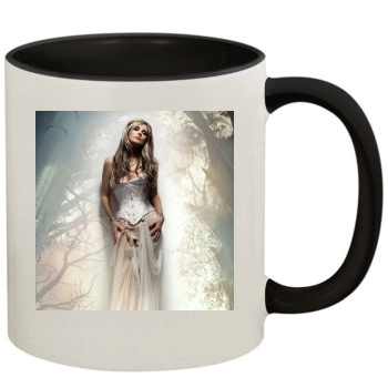 Sarah Brightman 11oz Colored Inner & Handle Mug