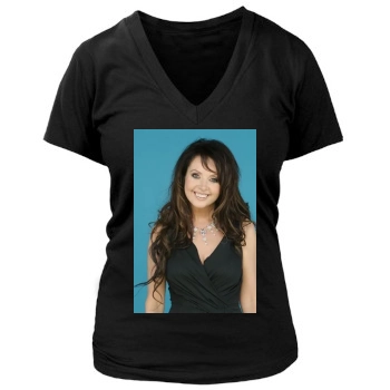 Sarah Brightman Women's Deep V-Neck TShirt