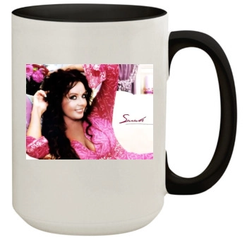 Sarah Brightman 15oz Colored Inner & Handle Mug