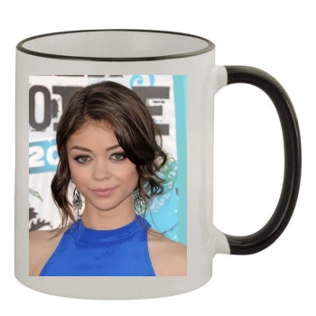 Sarah Hyland 11oz Colored Rim & Handle Mug