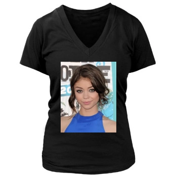 Sarah Hyland Women's Deep V-Neck TShirt