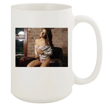 Sarah Shahi 15oz White Mug