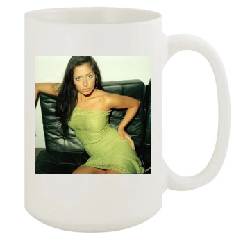 Sarah Shahi 15oz White Mug