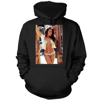 Sarah Shahi Mens Pullover Hoodie Sweatshirt