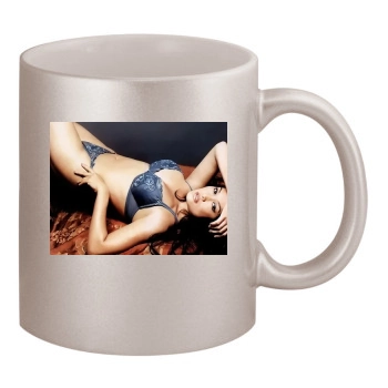 Tia Carrere 11oz Metallic Silver Mug