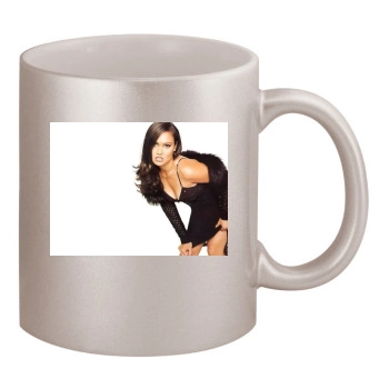 Tia Carrere 11oz Metallic Silver Mug