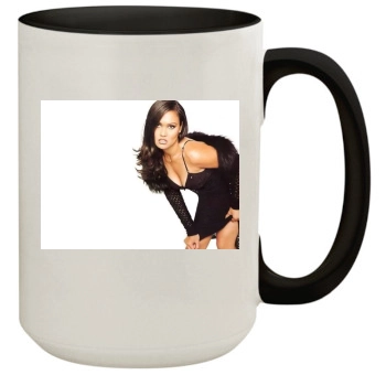 Tia Carrere 15oz Colored Inner & Handle Mug