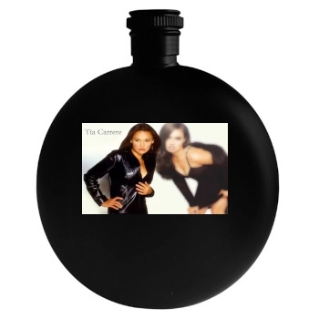 Tia Carrere Round Flask