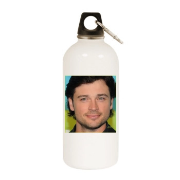 Tom Welling White Water Bottle With Carabiner