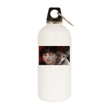 Tom Welling White Water Bottle With Carabiner