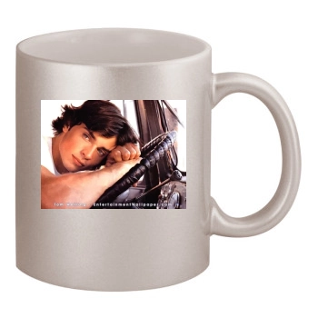 Tom Welling 11oz Metallic Silver Mug