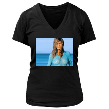 Heidi Klum Women's Deep V-Neck TShirt